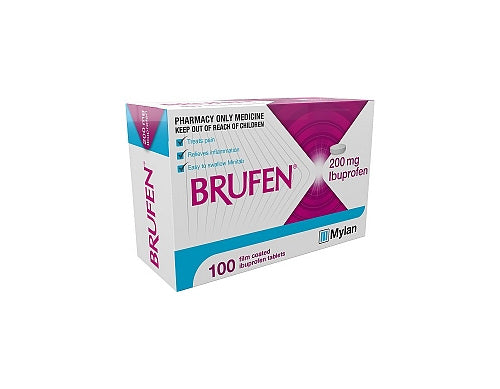 Brufen 200mg Ibuprofen 100 Tablets