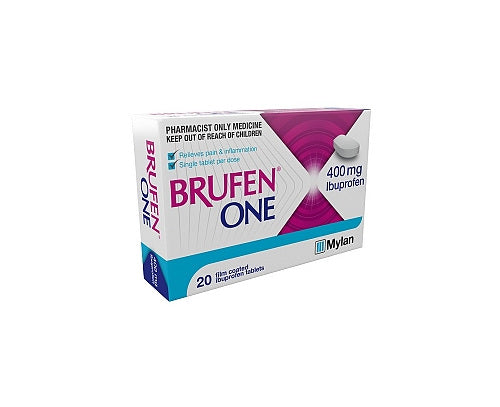 Brufen One 400mg Ibuprofen - 20 Tabs- Pharmacist Only Medication