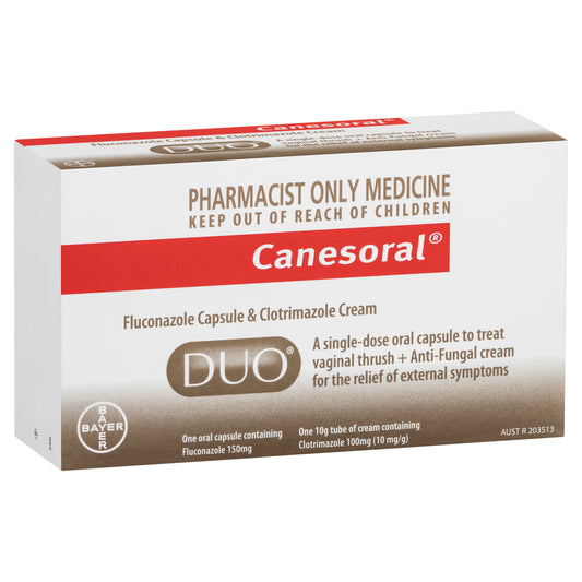 Canesoral Duo Thrush Treatment Oral Capsule & External Cream