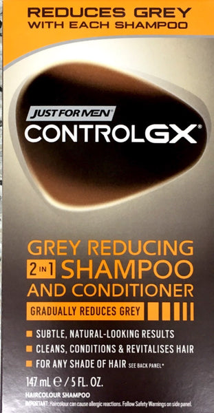 Control GX Grey Reducing 2 in 1 Shampoo and Conditioner 147ml