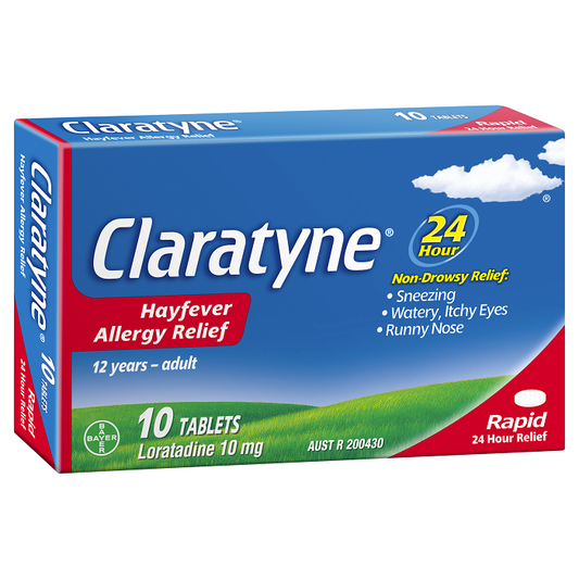 Claratyne 10mg 10 Tabs