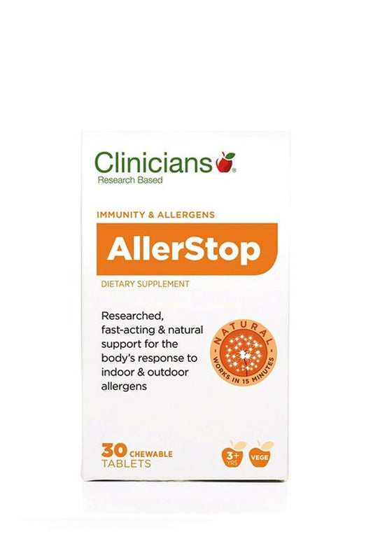 Clinicians Allerstop 30 Chew Tabs