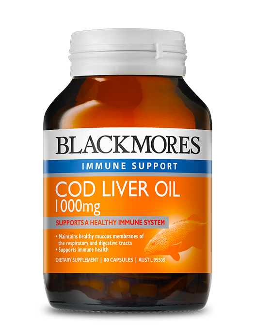 Blackmores Cod Liver Oil 1000mg 80caps