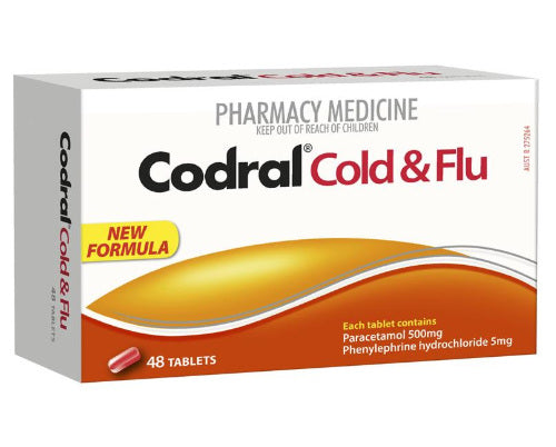 CODRAL PE Cold & Flu Codeine Free Tabs 48s
