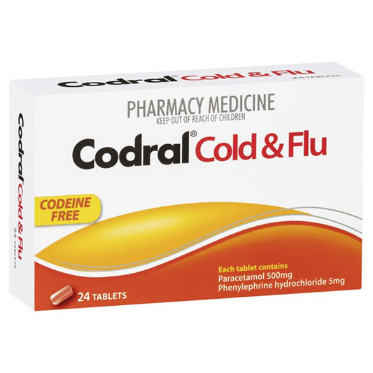 CODRAL PE Cold & Flu Codeine Free 24s