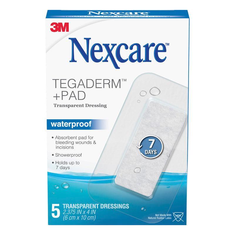 Nexcare Tegaderm Water Proof Transparent Pad 5/box: