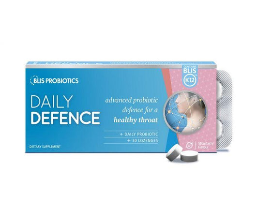 BLIS Daily Defence Lozenges Strawberry 30s