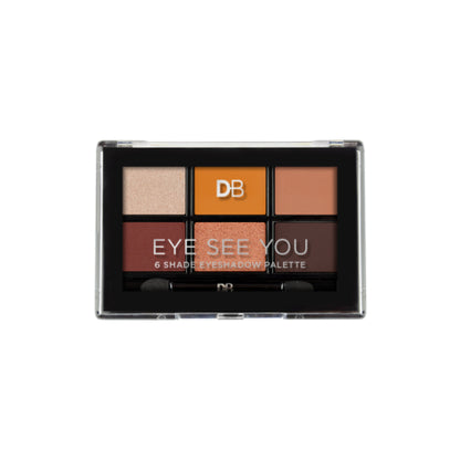 DB Eye See You 6 Shade Eyeshadow Palette - Fired Up