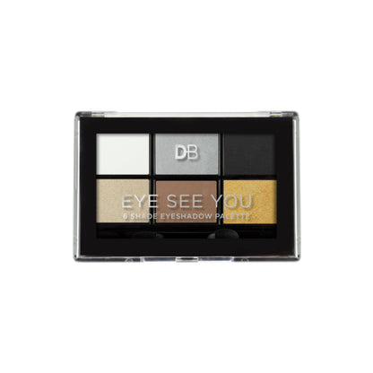 Designer Brands Eye See You 6 Shade Eyeshadow Palette - Smoke & Glitte