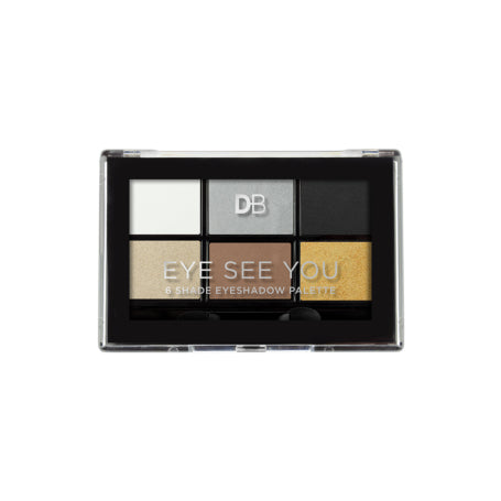 Designer Brands Eye See You 6 Shade Eyeshadow Palette - Smoke & Glitte