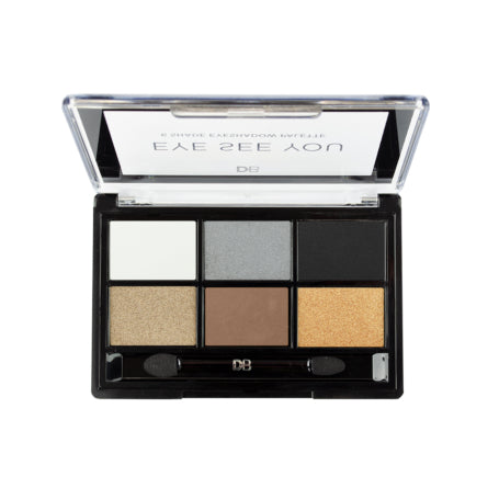 Designer Brands Eye See You 6 Shade Eyeshadow Palette - Smoke & Glitte