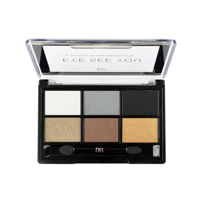 Designer Brands Eye See You 6 Shade Eyeshadow Palette - Smoke & Glitte