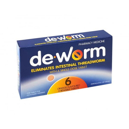 De-Worm 100mg 6tabs