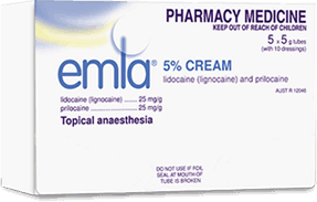 Emla Topical anaesthetic cream 5x5% 5g