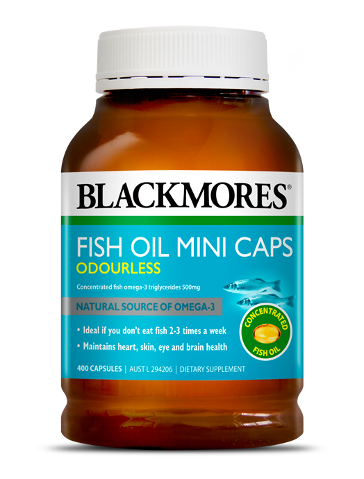 Blackmores Fish Oil Mini Caps Odourless 200caps