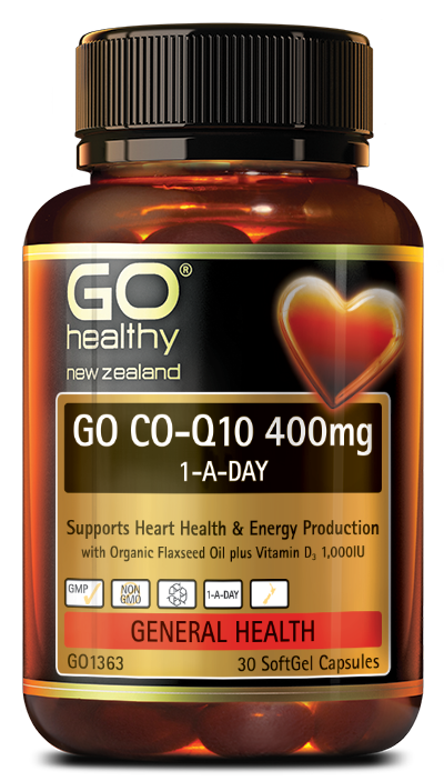GO CoQ10 400mg 1-A-Day 100caps