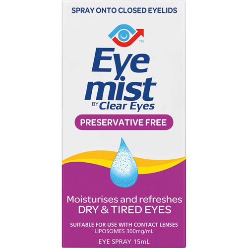 Clear Eyes Eye Mist Spray 15ml