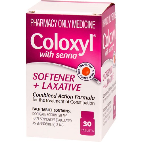 Coloxyl With Senna Tablets 30s