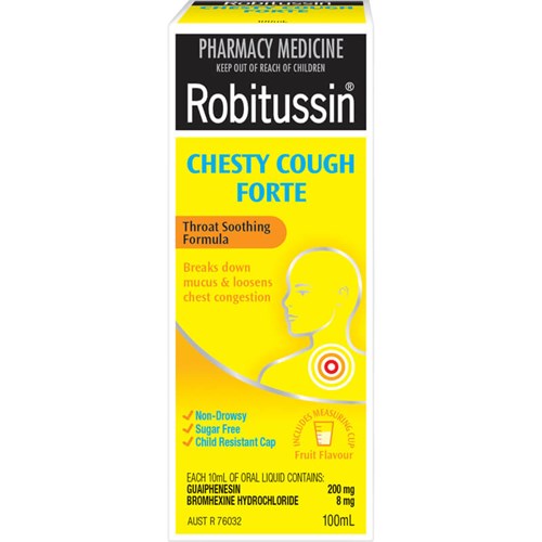 Robitussin Chesty Cough Forte Liquid 100ml