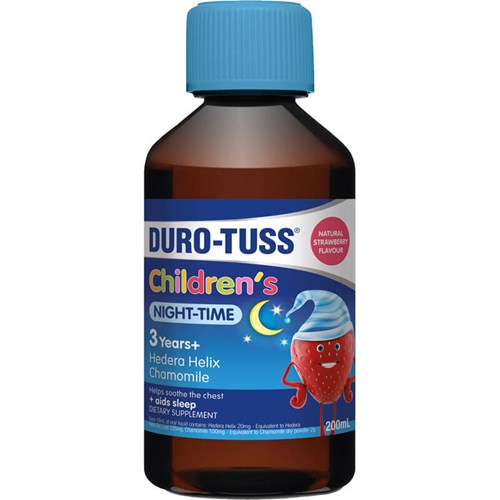 Duro-Tuss Children's Cough Night-Time Strawberry Liquid 200ml