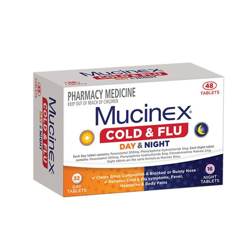 Mucinex Cold & Flu Day & Night 48s