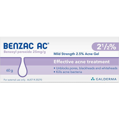 BENZAC AC Gel 2.5% 60g