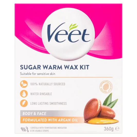Veet Warm Wax with Argan Oil 360g