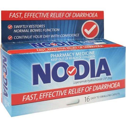 Nodia Loperamide 2mg 8 Caplets
