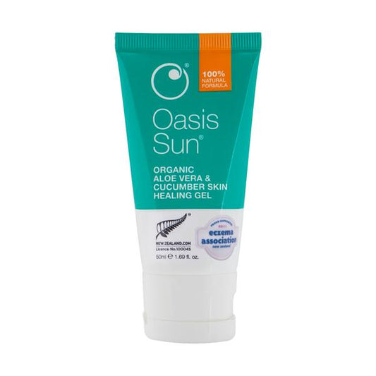 Oasis Sun Organic Aloe Vera & Cucumber Skin Healing Gel 50ml