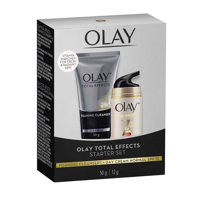 OLAY Total Effects 7 In 1 Foaming Cleanser 50g + Day Cream Normal SPF 15 12g