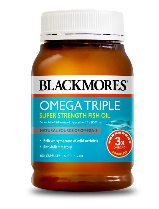 Blackmores Omega Triple Super Strength Fish Oil 150caps