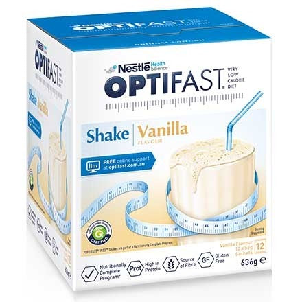 OPTIFAST VLCD Vanilla Flavour Shake 12x53g