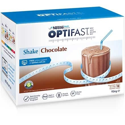 OPTIFAST VLCD Chocolate Flavour Shake 18x53g