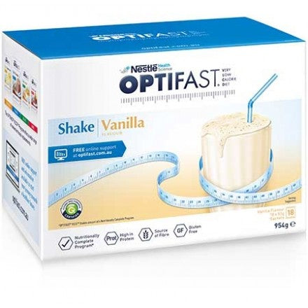 OPTIFAST VLCD Vanilla Flavour Shake 18x53g
