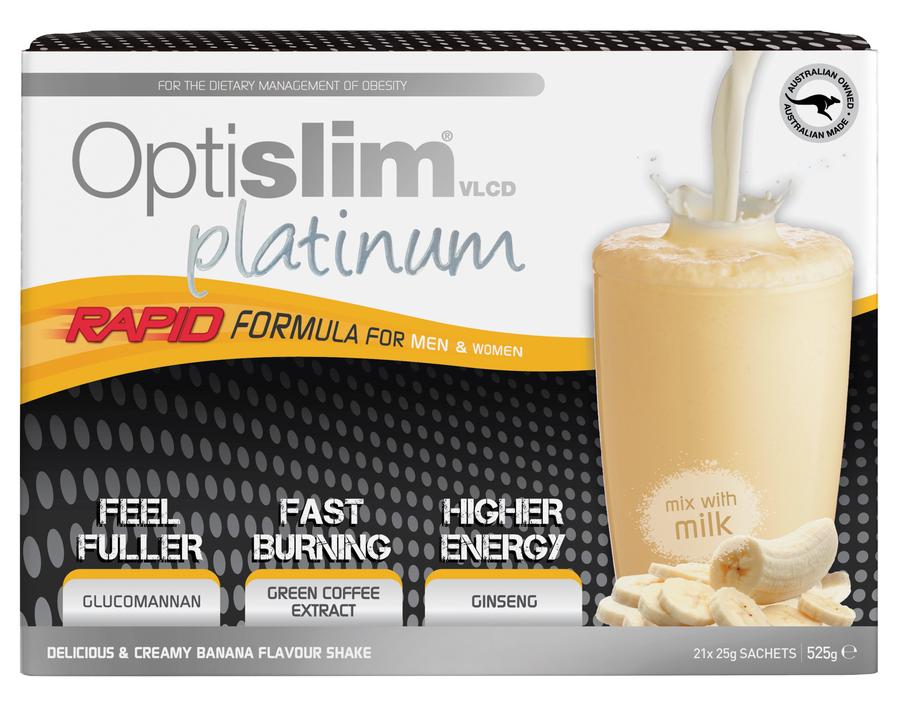 Optislim VLCD Pl. Shake Banana 25g