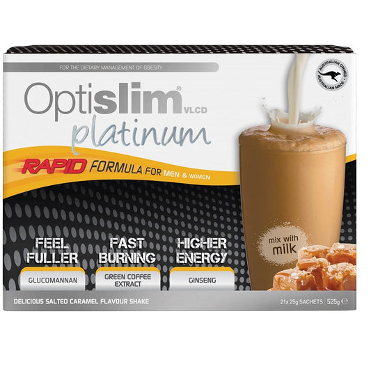 Optislim VLCD Platinum Meal Replacement Salted Caramel (21x25g)