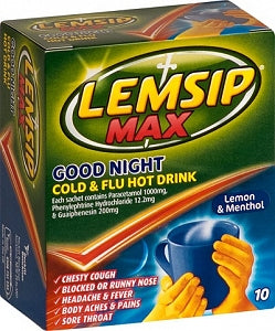 LEMSIP Max Goodnight Hot Drink 10