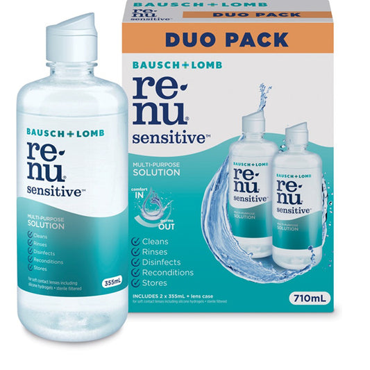 Renu Sensitive Multi-purpose Solution Duo Pack 2x 355ml