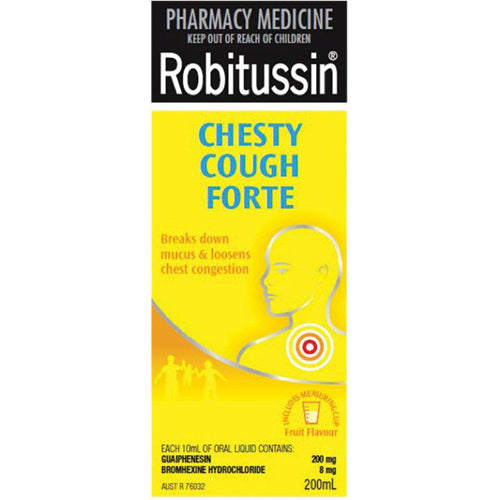 Robitussin Chesty Cough Forte Liquid 200ml