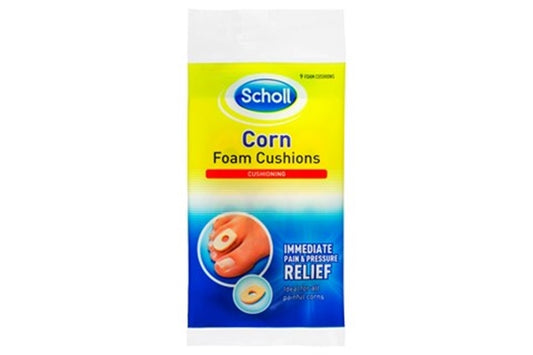 SCHOLL Corn Cushion Foam/Oval 9pk