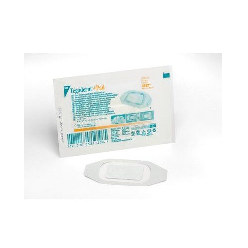 Nexcare Tegaderm +Pad Film Dressing with Non-Adherent Pad 50mm x 70mm