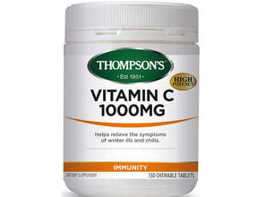 Thompson's Vit C 1000mg Chewable 30tabs