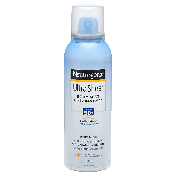 Neutrogena Ultra Sheer Body Mist SPF50+ 140g