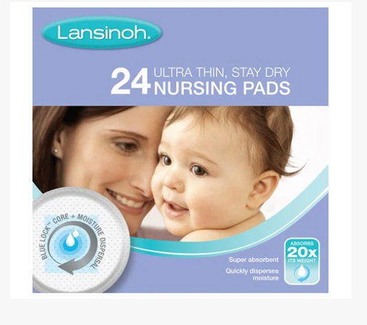 Lansinoh Ultra Thin Stay Dry Nursing Pads 24s
