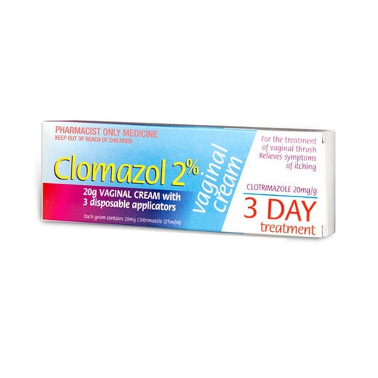Clomazol 2% Vaginal Cream 20g +3 applicators